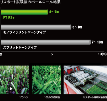 リスポート試験後のポールロール効果